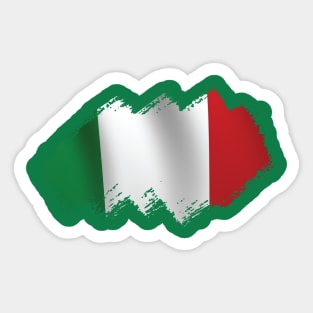 Italian Flag Sticker